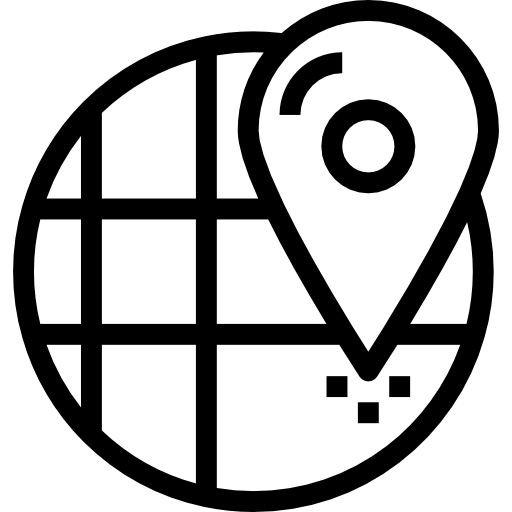 地図 Detailed Straight Lineal icon