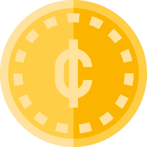 コイン Basic Straight Flat icon