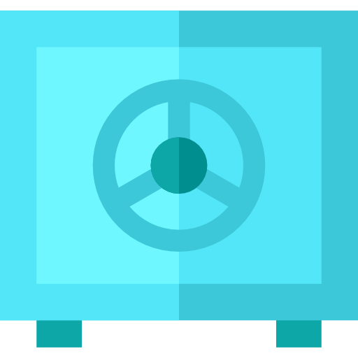 金庫 Basic Straight Flat icon