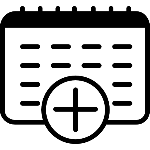 calendario Roundicons Solid icona