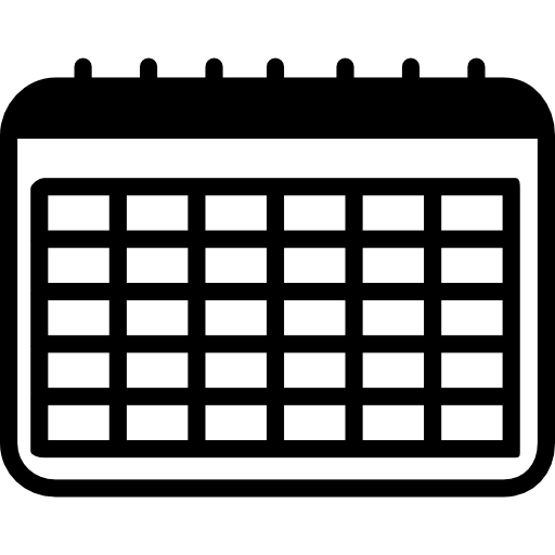 calendario Roundicons Solid icona