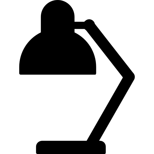 lampada da scrivania Roundicons Solid icona