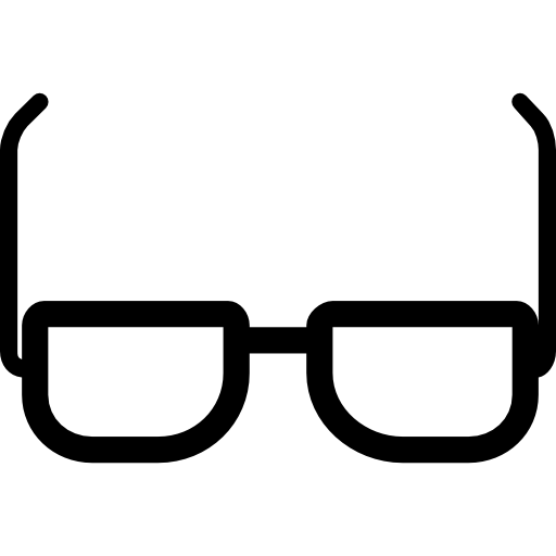 occhiali Roundicons Solid icona