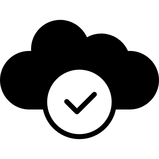 computación en la nube Roundicons Solid icono
