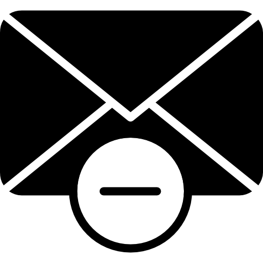 e-mail Roundicons Solid icoon