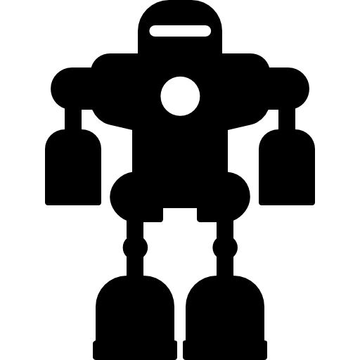 Robot Roundicons Solid icon