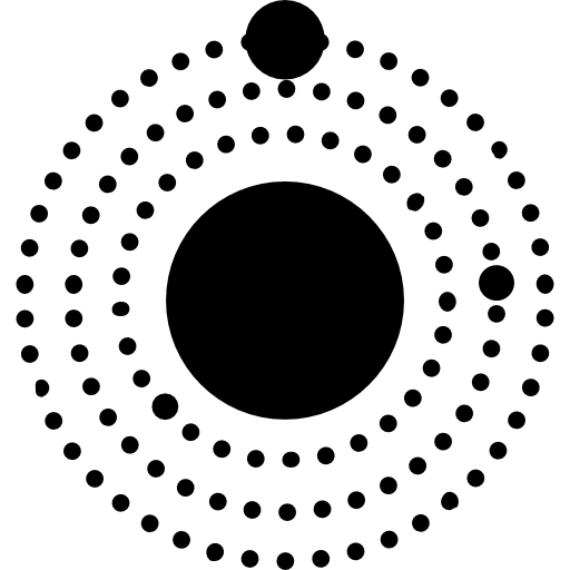 sistema solar Roundicons Solid icono