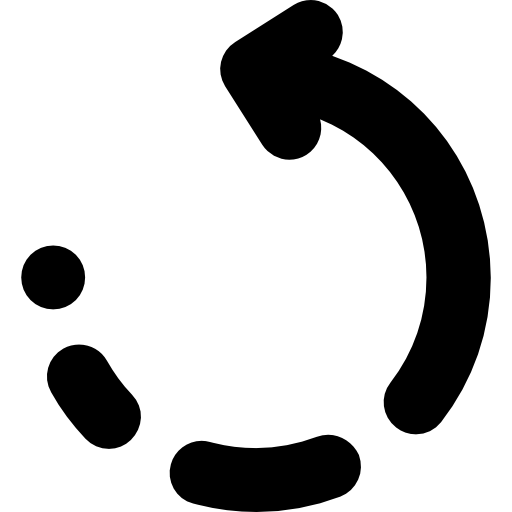 회전 Roundicons Solid icon