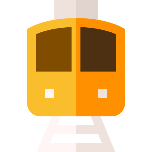 Train Basic Straight Flat icon