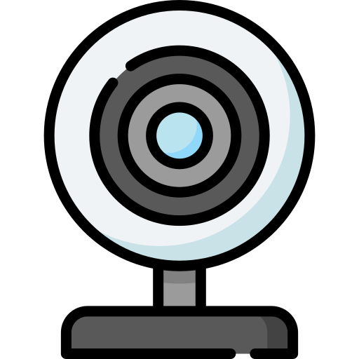 cámara web Special Lineal color icono