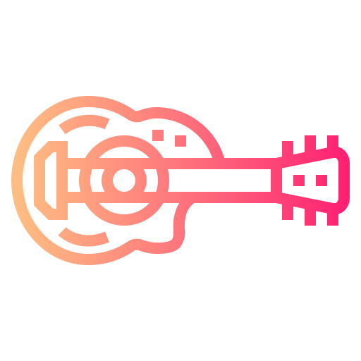 Guitar Smalllikeart Gradient icon