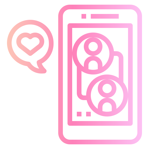 dating-app Smalllikeart Gradient icon