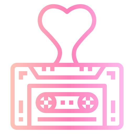 kassette Smalllikeart Gradient icon