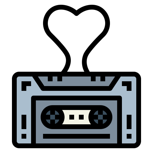 Casette Smalllikeart Lineal Color icon