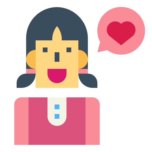 사랑에 Smalllikeart Flat icon