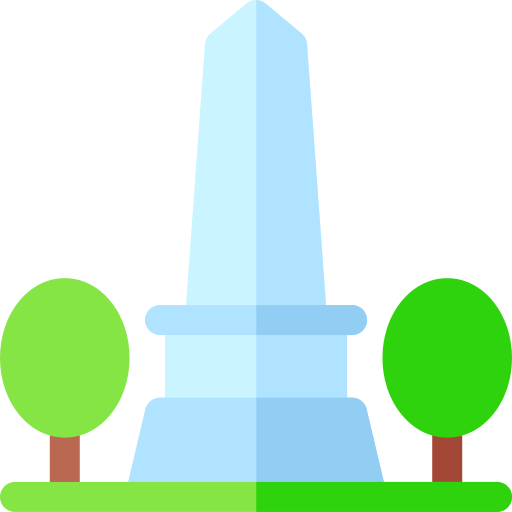 Wellington monument Basic Rounded Flat icon