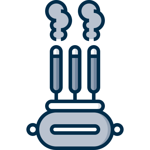 Благовония Detailed Grey Lineal color иконка
