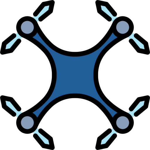 Drone Kosonicon Lineal color icon