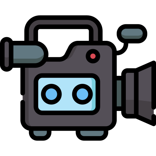 videokamera Special Lineal color icon