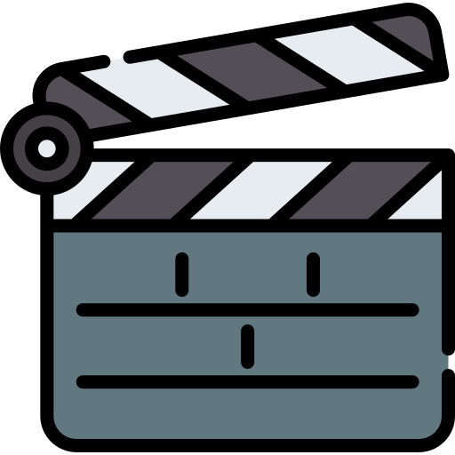 Clapperboard Special Lineal color icon