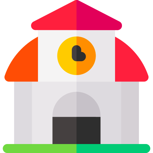 Town hall Basic Rounded Flat icon