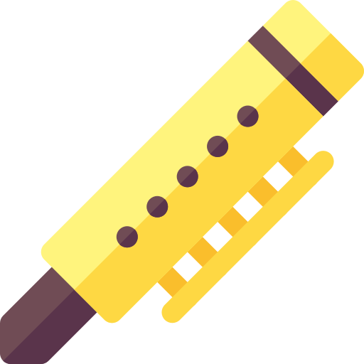 flauta Basic Rounded Flat Ícone