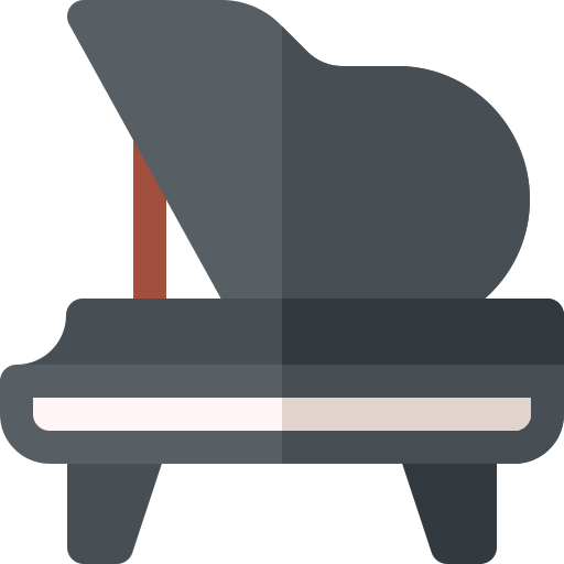pianoforte Basic Rounded Flat icona
