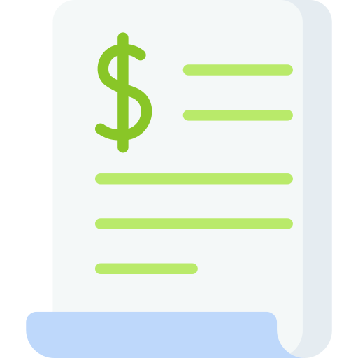 Invoice Special Flat icon