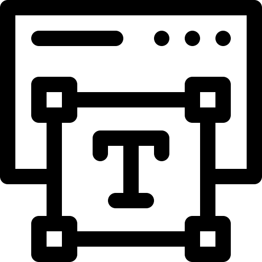 edytor tekstu Basic Rounded Lineal ikona