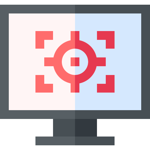 Computer Basic Straight Flat icon