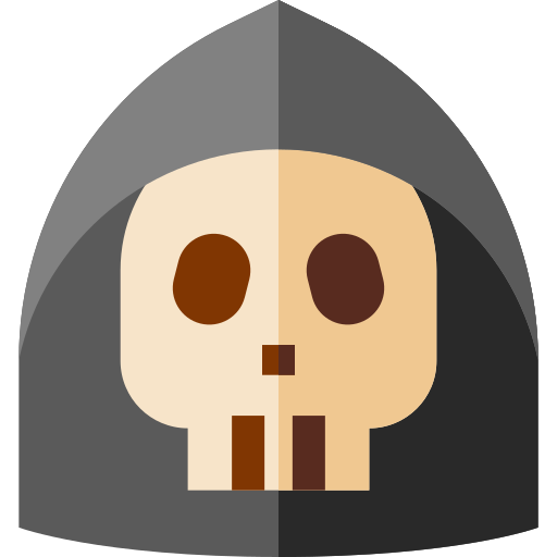 Grim reaper Basic Straight Flat icon