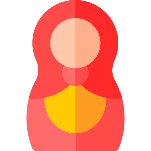 Matryoshka Basic Rounded Flat icon