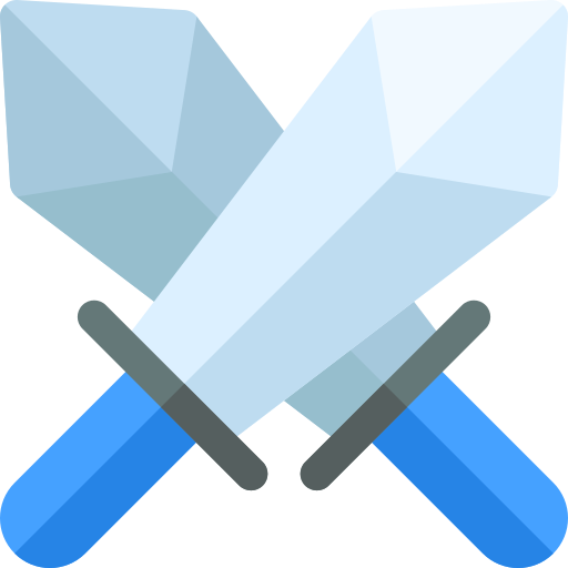 Swords Basic Rounded Flat icon