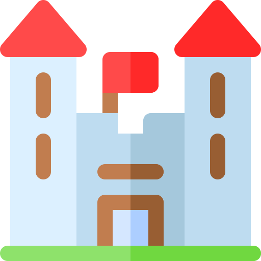 Castle Basic Rounded Flat icon