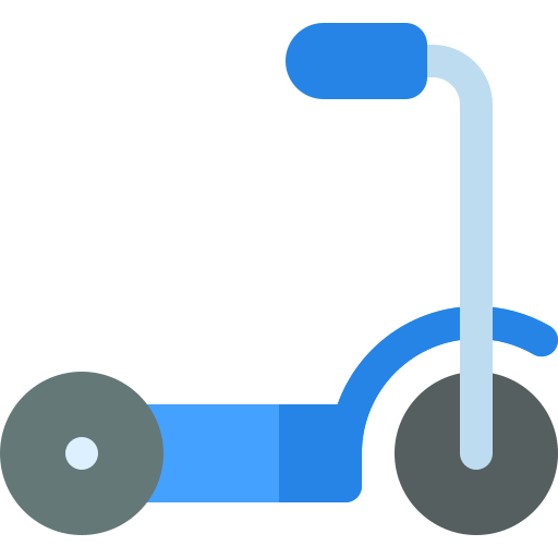 skuter Basic Rounded Flat ikona