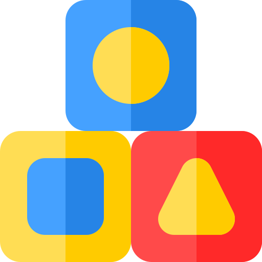 ブロック Basic Rounded Flat icon