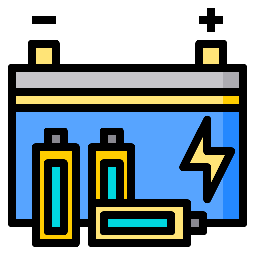 bateria Phatplus Lineal Color ikona
