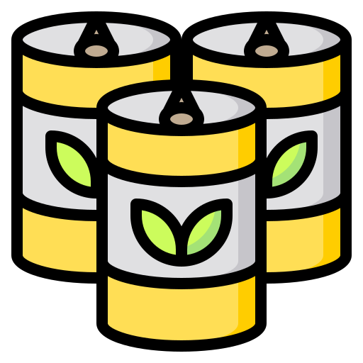 Canned food Phatplus Lineal Color icon