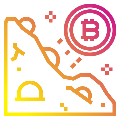 bitcoin Payungkead Gradient icono