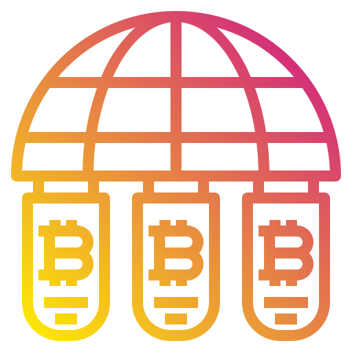 wereldbol Payungkead Gradient icoon