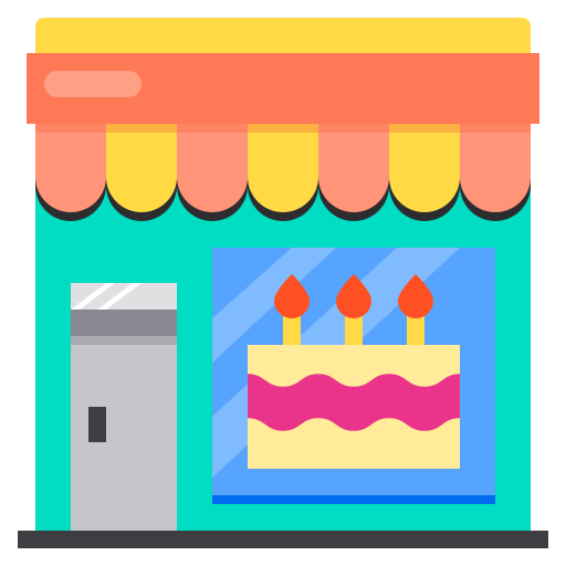 Торт на день рождения Payungkead Flat иконка