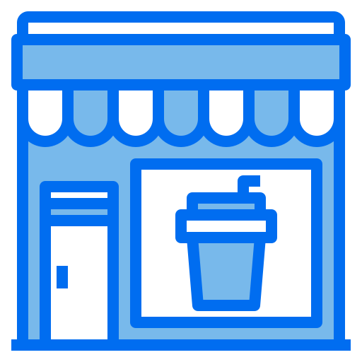 커피 샵 Payungkead Blue icon
