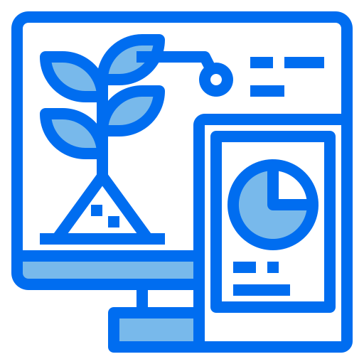 smart farm Payungkead Blue icon