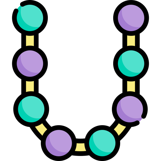 perlen Kawaii Lineal color icon