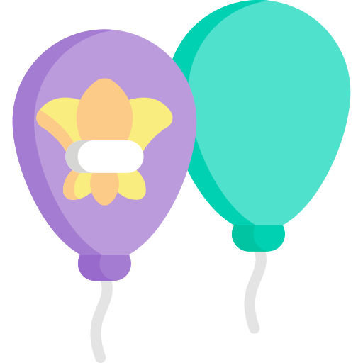 Balloons Kawaii Flat icon