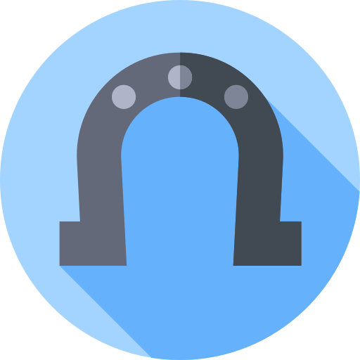 Horseshoe Flat Circular Flat icon