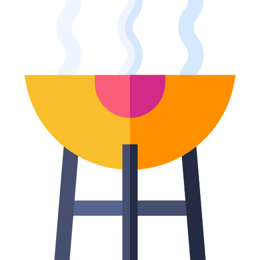 grill Basic Straight Flat icon