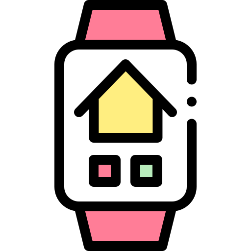 Smartwatch Detailed Rounded Lineal color icon