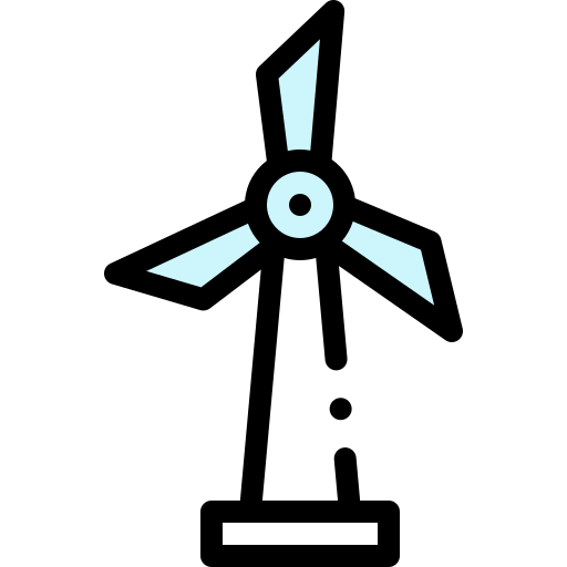 Windmill Detailed Rounded Lineal color icon