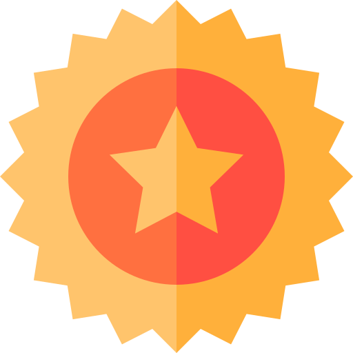 Badge Basic Straight Flat icon